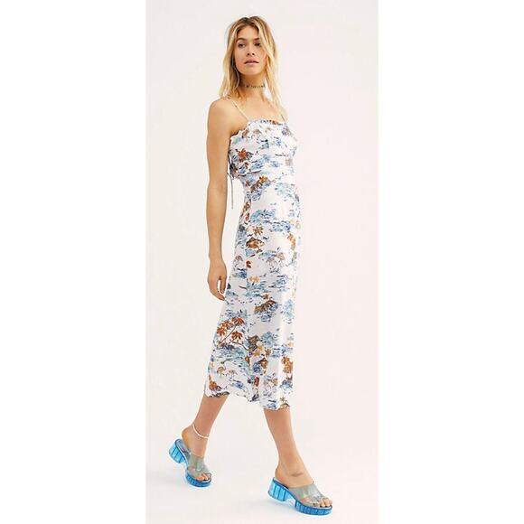 Free People Beach Party Dress in Tropical - Picture 1 of 5